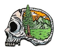 BPA Cranio Toppe Termoadesivi Toppe Ricamate per Ferro da Stiro o per Cucire