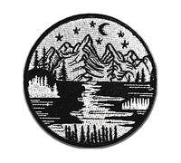 BPA Paesaggio Toppe Termoadesivi Toppe Ricamate per Ferro da Stiro o per Cucire