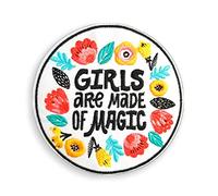 BPA Toppe Termoadesivi Toppe Ricamate per Ferro da Stiro o per Cucire-Girl are Made of Magic