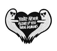 BPA Toppe Termoadesivi Toppe Ricamate per Ferro da Stiro o per Cucire-You are never alone if you have demons