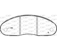 BPA0048.02 OPEN PARTS Kit pastiglie freno, Freno a disco per NISSAN,RENAULT TRUC