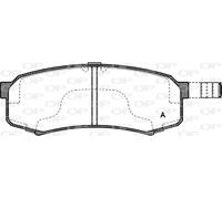 BPA0413.04 OPEN PARTS Kit pastiglie freno, Freno a disco per LEXUS,MITSUBISHI,TO
