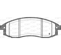BPA0598.12 OPEN PARTS Kit pastiglie freno, Freno a disco per MITSUBISHI