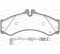 BPA0614.12 OPEN PARTS Kit pastiglie freno, Freno a disco per MERCEDES-BENZ,VW