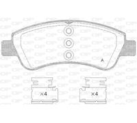 BPA0840.20 OPEN PARTS Kit pastiglie freno, Freno a disco per CITROËN,DS,OPEL,PEU