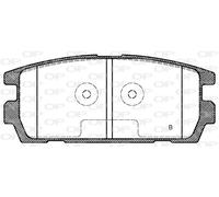 BPA0877.02 OPEN PARTS Kit pastiglie freno, Freno a disco per HYUNDAI