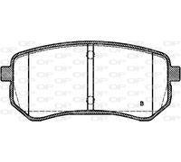 BPA1135.02 OPEN PARTS Kit pastiglie freno, Freno a disco per HYUNDAI,KIA