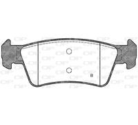 BPA1187.01 OPEN PARTS Kit pastiglie freno, Freno a disco per VW