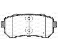 BPA1209.02 OPEN PARTS Kit pastiglie freno, Freno a disco per HYUNDAI,KIA