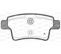 BPA1241.00 OPEN PARTS Kit pastiglie freno, Freno a disco per CITROËN