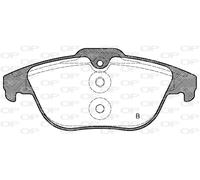 BPA1305.00 OPEN PARTS Kit pastiglie freno, Freno a disco per MERCEDES-BENZ