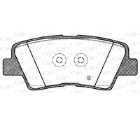 BPA1362.42 OPEN PARTS Kit pastiglie freno, Freno a disco per HYUNDAI,KIA,SSANGYO