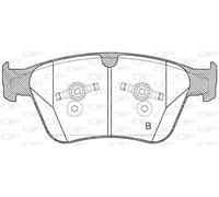 BPA1371.00 OPEN PARTS Kit pastiglie freno, Freno a disco per MERCEDES-BENZ