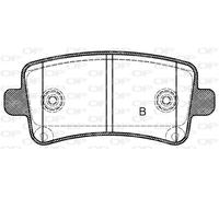 BPA1388.04 OPEN PARTS Kit pastiglie freno, Freno a disco per CHEVROLET,OPEL,SAAB