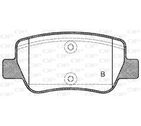 BPA1403.02 OPEN PARTS Kit pastiglie freno, Freno a disco per TOYOTA