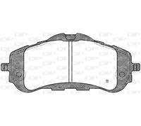 BPA1559.00 OPEN PARTS Kit pastiglie freno, Freno a disco per CITROËN,OPEL,PEUGEO