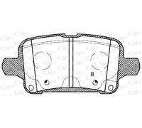 BPA1628.02 OPEN PARTS Kit pastiglie freno, Freno a disco per OPEL,VAUXHALL