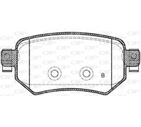 BPA1682.02 OPEN PARTS Kit pastiglie freno, Freno a disco per MAZDA