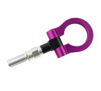 BPABDEITR Anello di rimorchio Gancio di Traino, Gancio di Traino for Auto con Filettatura M18x2,5, Circolare/Triangolare, Pieghevole, Multicolore(Purple)