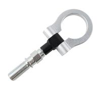 BPABDEITR Anello di rimorchio Gancio di Traino, Gancio di Traino for Auto con Filettatura M18x2,5, Circolare/Triangolare, Pieghevole, Multicolore(Silver-01)