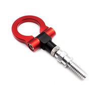 BPABDEITR Anello di rimorchio Gancio di Traino, Gancio di Traino for Auto Pieghevole con Adattatore for Auto e rimorchio Anteriore Posteriore Multicolore(Red)