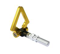 BPABDEITR Anello di rimorchio Gancio di Traino, Gancio di Traino Pieghevole in Alluminio Multicolore for Auto Anteriore e Posteriore(Gold)