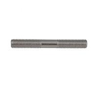 BPABDEITR Bulloni prigionieri filettati a doppia estremità M5x0.8 (20-250 mm) in acciaio inossidabile 304(M5x250mm 2pcs)