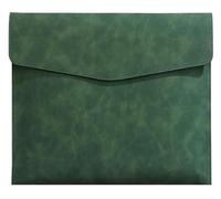 BPABDEITR Busta portadocumenti in similpelle A4 - Multicolore - 331x240 mm - Confezione da 4 - Elegante soluzione di archiviazione(Green)