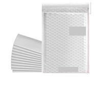 BPABDEITR Buste Imbottite In Polietilene Autoadesive Di Varie Dimensioni, Confezione Da 10/30/50/100 Pezzi(White-30PCS-13-15)