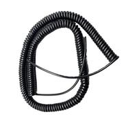 BPABDEITR Cavo di prolunga elettrico a spirale 5 conduttori 0,2 mm2 rivestimento in poliuretano nucleo in rame 1,25-3,75 metri(Stretch 3.75 meters)