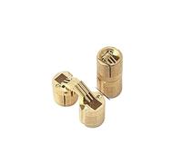 BPABDEITR Cerniere A Barilotto Nascoste 2 Pezzi Rame Dorato 8-18 Mm(18mm)