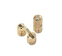 BPABDEITR Cerniere A Barilotto Nascoste 2 Pezzi Rame Dorato 8-18 Mm(8mm)