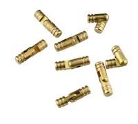BPABDEITR Cerniere A Botte In Ottone Massiccio Da 100 Pezzi for Custodia In Legno Carillon Portagioie 4x(15-25) mm 5x(15-30) mm(5x17mm)