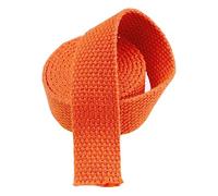BPABDEITR Cinghia in fettuccia di Poliestere e Cotone a Spina di Pesce, 25 mm di Larghezza, Multicolore, 5-20 Iarde(Oranje,20 Yard)