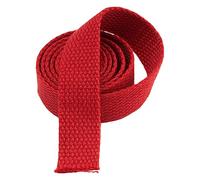 BPABDEITR Cinghia in fettuccia di Poliestere e Cotone a Spina di Pesce, 25 mm di Larghezza, Multicolore, 5-20 Iarde(Red,5 Yard)
