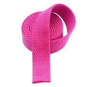 BPABDEITR Cinghia in fettuccia di Poliestere e Cotone a Spina di Pesce, 25 mm di Larghezza, Multicolore, 5-20 Iarde(Rose Red,5 Yard)