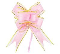 BPABDEITR Confezione Regalo con Fiocco in Nastro da 10 Pezzi Multicolore 22x26 Cm(Roze)