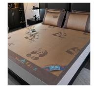 BPABDEITR Coprimaterasso rinfrescante in bambù e rattan, a doppia faccia, pieghevole, diverse misure(90x190cm)