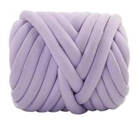 BPABDEITR Filato grosso di cotone poliestere for maglieria e uncinetto, da 0,5 kg a 1 kg, multicolore(0.5kg Purple)