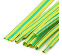 BPABDEITR Guaina Termorestringente In PE Da 1 M, Rapporto 2:1, Giallo Verde, for Connettori Di Cablaggio, Dimensioni Multiple(Diameter:4mm)