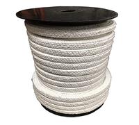 BPABDEITR Guarnizione in fibra ceramica a treccia quadrata for alte temperature, diverse dimensioni(30x30/mm*1m)