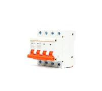 BPABDEITR Interruttori Automatici, DZ47 Mini Interruttore Automatico 4P Curva C 400V 6A-63A Protezione da sovraccarico e cortocircuito(4p 25a)