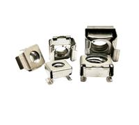 BPABDEITR Kit Dadi A Gabbia M4-M12 Clip for Mensola Elastica Quadrata A Scatto Da 38 Pezzi Galleggiante(10pcs M6)