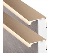 BPABDEITR Maniglia Nascosta Invisibile In Lega Di Alluminio | Set di utilizzo in oro spazzolato for armadio, cassetto, anta dell'armadio(Hole distance 160mm)