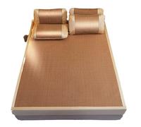 BPABDEITR Materasso di raffreddamento in bambù e seta di ghiaccio in rattan a doppia faccia for letto, diverse misure(90 * 195cm)