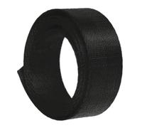 BPABDEITR Nylon Webbing Strap 1.5 inch Pack of 5,10,20 Yards Multicolor(Schwarz,20 Yards)