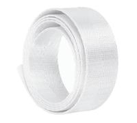BPABDEITR Nylon Webbing Strap 1.5 inch Pack of 5,10,20 Yards Multicolor(White,5 Yards)