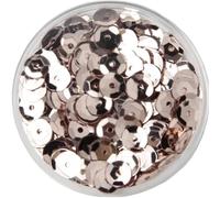 BPABDEITR Paillettes for cucito e artigianato a tazza rotonda multicolore 4-8 mm(Champagne,5mm 10g 1200pcs)