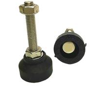 BPABDEITR Piedini regolabili Acciaio inossidabile Nylon Confezione da 2 Filettatura M8-M12 50-100 mm Diametro 40 mm(Od 12mm,L 50mm)