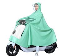 BPABDEITR Poncho antipioggia con cappuccio for bici, motociclette e scooter for disabili(4XL)